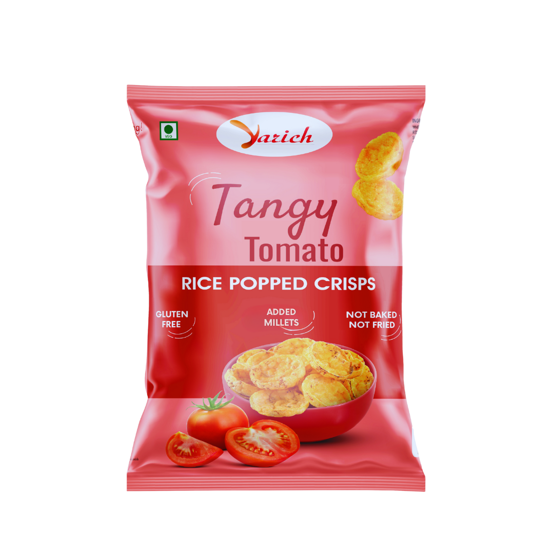 Tangy Tomato Rice Popped Chips
