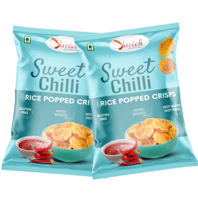 Sweet Chilli Rice Popped Chips - Pack of 2