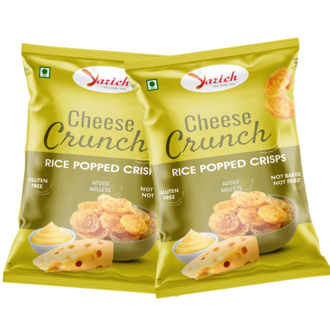 Cheese Crunch Rice Popped Chips - Pack of 2